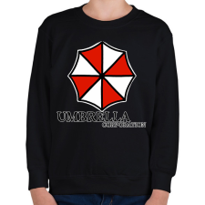 PRINTFASHION Umbrella corp - Gyerek pulóver - Fekete gyerek pulóver, kardigán