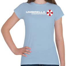 PRINTFASHION Umbrella corp - Női póló - Világoskék