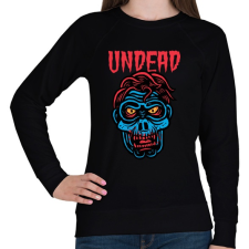 PRINTFASHION Undead - Női pulóver - Fekete női pulóver, kardigán