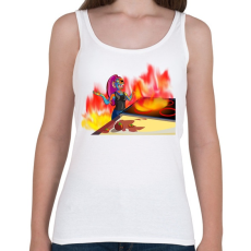 PRINTFASHION Undyne konyhája - Női atléta - Fehér