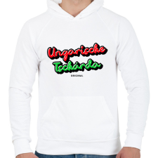 PRINTFASHION UNGARISCHE TSCHÁRDA ORIGINAL - Férfi kapucnis pulóver - Fehér férfi pulóver, kardigán