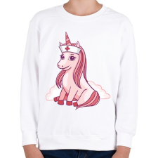 PRINTFASHION Unikornis ápoló - Gyerek pulóver - Fehér gyerek pulóver, kardigán