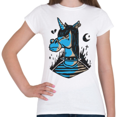 PRINTFASHION Unikornis depis - depressziós - Női póló - Fehér