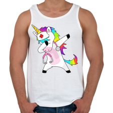 PRINTFASHION Unikornis doktor - Férfi atléta - Fehér atléta, trikó