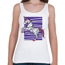 PRINTFASHION Unikornis karácsony - Női atléta - Fehér