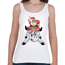 PRINTFASHION Unikornis lovaglás - Női atléta - Fehér