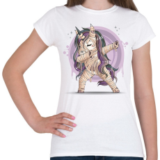 PRINTFASHION Unikornis múmia - Női póló - Fehér