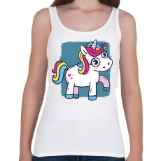 PRINTFASHION Unikornis - Női atléta - Fehér