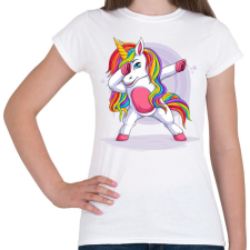 PRINTFASHION Unikornis - Női póló - Fehér női póló