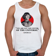 PRINTFASHION Universe - Copernicus - Férfi atléta - Fehér