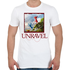 PRINTFASHION Unravel - Férfi póló - Fehér