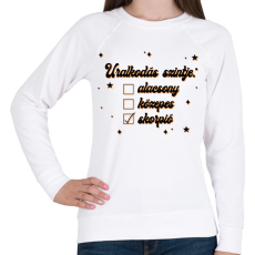 PRINTFASHION Uralkodás szintje - Női pulóver - Fehér