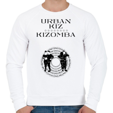 PRINTFASHION Urbankiz Kizomba dancer S0203 black - Férfi pulóver - Fehér