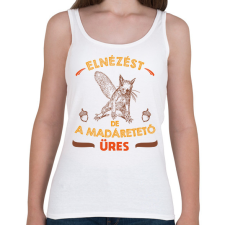 PRINTFASHION Üres madáretető - Női atléta - Fehér női trikó