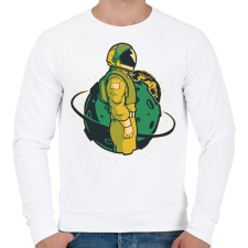 PRINTFASHION Űrhajós - Férfi pulóver - Fehér női pulóver, kardigán