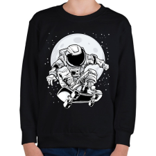 PRINTFASHION űrhajós - Gyerek pulóver - Fekete gyerek pulóver, kardigán