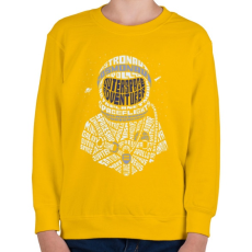 PRINTFASHION Űrhajós - Gyerek pulóver - Sárga