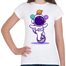 PRINTFASHION Űrhajós  - Női póló - Fehér