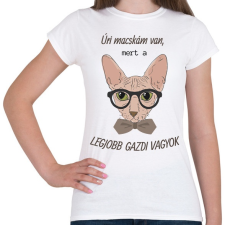 PRINTFASHION Úri macskám van 2  - Női póló - Fehér női póló