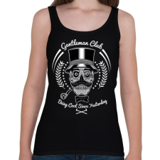 PRINTFASHION Úriemberek klubja - Női atléta - Fekete női trikó