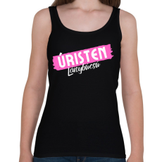 PRINTFASHION Úristen Lánybúcsú - Női atléta - Fekete