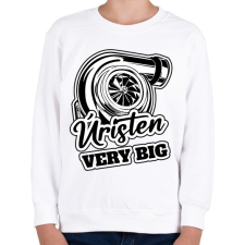 PRINTFASHION Úristen Very Big - Gyerek pulóver - Fehér gyerek pulóver, kardigán