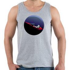 PRINTFASHION Űrpasi - Férfi atléta - Sport szürke