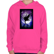 PRINTFASHION Ursula tündér - Gyerek kapucnis pulóver - Fukszia gyerek pulóver, kardigán