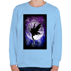 PRINTFASHION Ursula tündér - Gyerek pulóver - Világoskék
