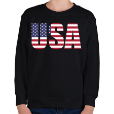 PRINTFASHION USA - Gyerek pulóver - Fekete gyerek pulóver, kardigán