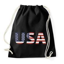 PRINTFASHION USA - Sportzsák, Tornazsák - Fekete tornazsák