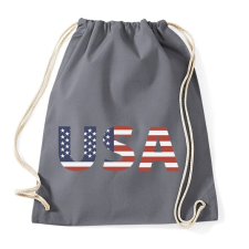 PRINTFASHION usa - Sportzsák, Tornazsák - Grafitszürke tornazsák