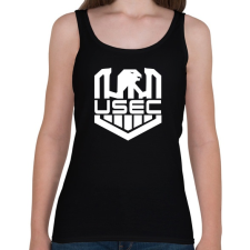 PRINTFASHION USEC - Escape from Tarkov - Női atléta - Fekete női trikó