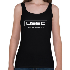 PRINTFASHION USEC - United Security - Női atléta - Fekete női trikó