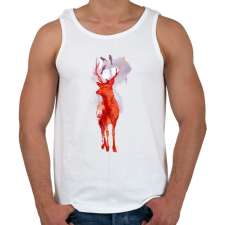 PRINTFASHION Useless deer - Férfi atléta - Fehér atléta, trikó