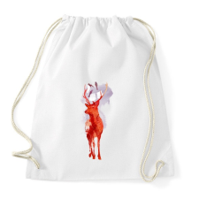 PRINTFASHION Useless deer - Sportzsák, Tornazsák - Fehér tornazsák