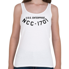 PRINTFASHION USS Enterprisee NCC - Női atléta - Fehér