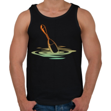 PRINTFASHION úszó - Férfi atléta - Fekete atléta, trikó