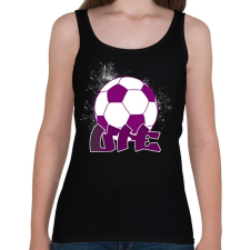 PRINTFASHION UTE2 - Női atléta - Fekete női trikó