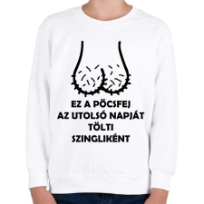 PRINTFASHION Utolsó napok - Gyerek pulóver - Fehér gyerek pulóver, kardigán