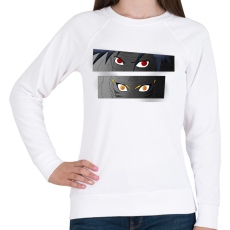 PRINTFASHION Uzumaki Naruto digital illustration, Naruto Uzumaki Minato Na - Női pulóver - Fehér