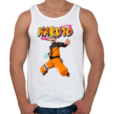 PRINTFASHION Uzumaki Naruto - Férfi atléta - Fehér atléta, trikó