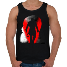 PRINTFASHION V mint Viking - Férfi atléta - Fekete atléta, trikó