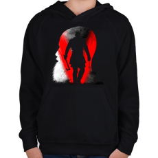 PRINTFASHION V mint Viking - Gyerek kapucnis pulóver - Fekete