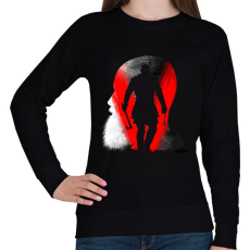 PRINTFASHION V mint Viking - Női pulóver - Fekete