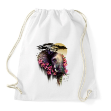 PRINTFASHION Vad virágzás - Sportzsák, Tornazsák - Fehér tornazsák