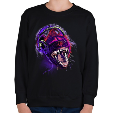 PRINTFASHION Vad zenék - Gyerek pulóver - Fekete gyerek pulóver, kardigán