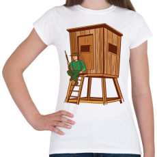 PRINTFASHION Vadász - Női póló - Fehér