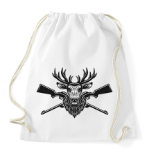 PRINTFASHION vadász - Sportzsák, Tornazsák - Fehér tornazsák