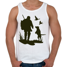 PRINTFASHION Vadászat - Férfi atléta - Fehér atléta, trikó